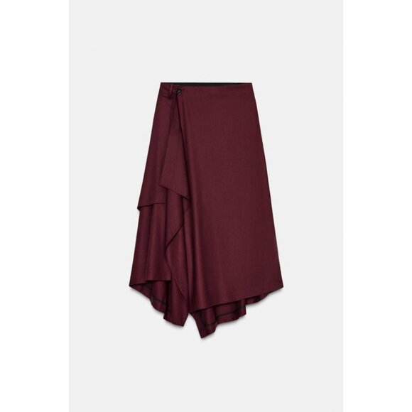 ZARA ASYMMETRIC SKIRT ZW COLLECTION - Picture 1 of 9